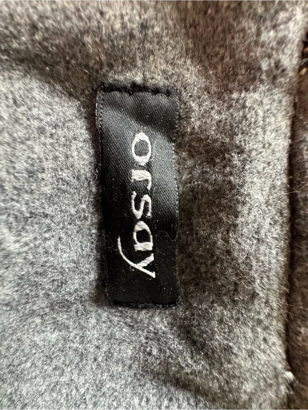 Gray Shawl Collar Belted Long 70% Wool Coat - Picture 4 of 6